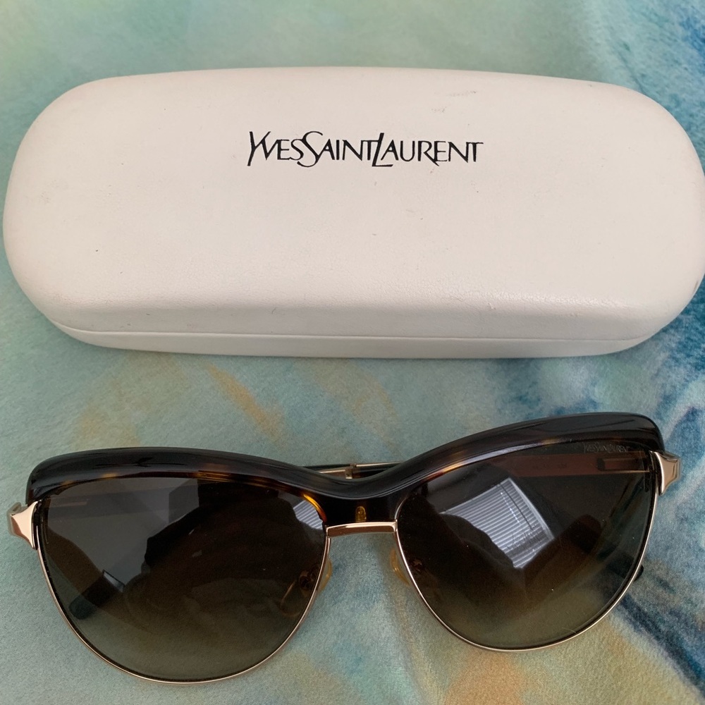 Ysl, Yves Saint Laurent cat eye sunglasses